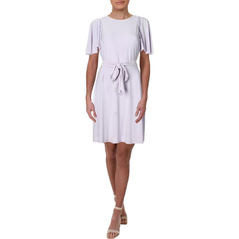 *NWT* LAUREN RALPH LAUREN PETITE FLUTTER DRESS 8P